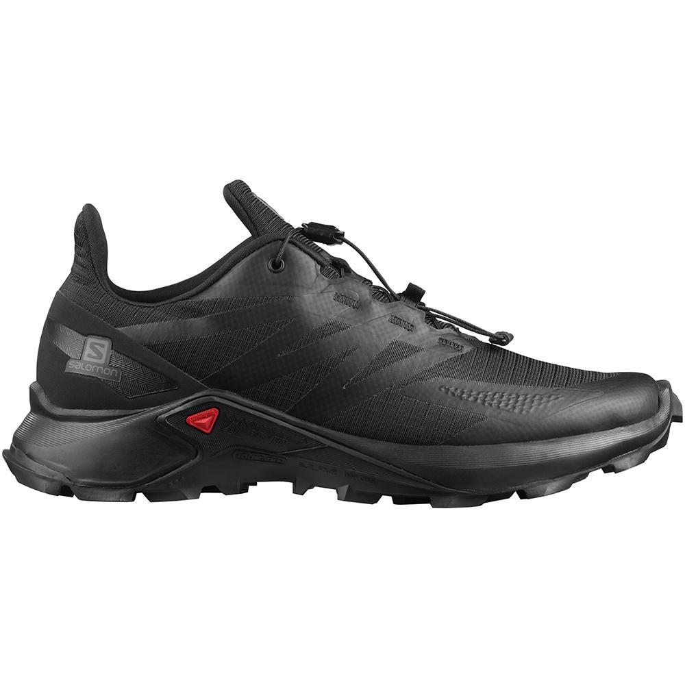 Salomon Singapore Mens Trail Running Shoes - SUPERCROSS BLAST Black | 75296-SEGC